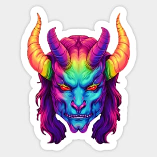 Pride Month Demon Sticker